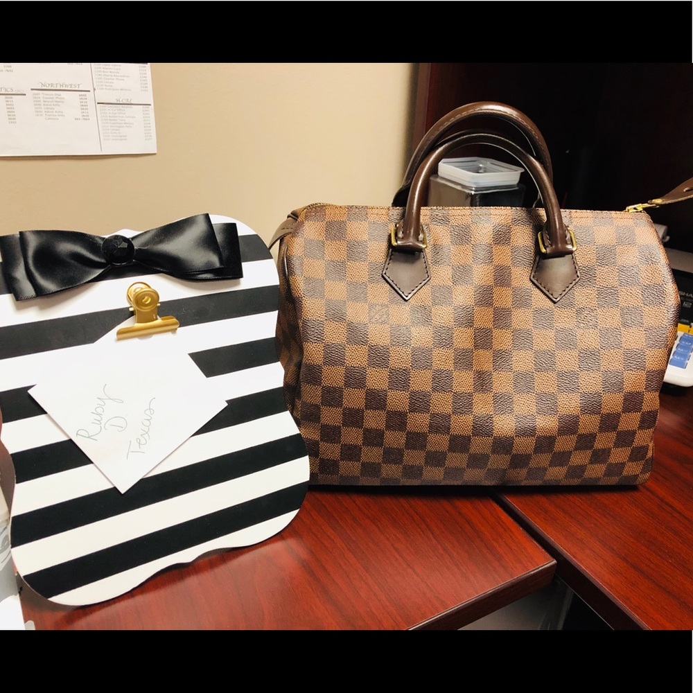 Authentic LV Speedy 30 in Damien Ebene